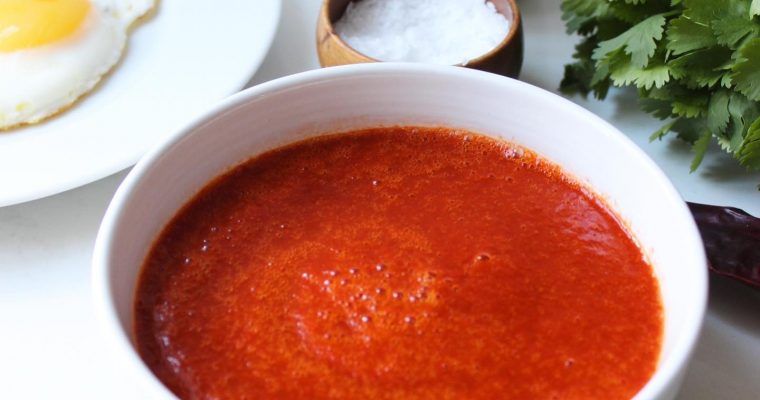 Mexican Food Guajillo Sauce recipe